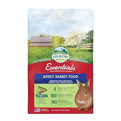 Essentials Adult Rabbit Food - All Natural Adult Rabbit Pellets - Veterinaria... • $15.07