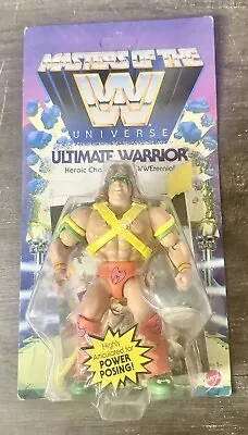 WWE Masters Of The WWE Universe Ultimate Warrior MOTU Wave 1 UNPUNCHED Series 1 • $39.99