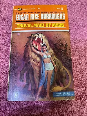 THUVIA MAID OF MARS EDGAR RICE BURROUGHS 1st Pr  1963 BALLANTINE Paperback Book • $4.95