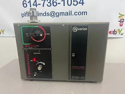 Varian 938-41 Mass Spectrometer Leak Detector • $3599