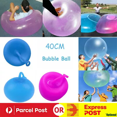 40cm Super Soft Wubble Bubble Ball Big Balls Firm Ball Stretch Transparent Toy • $15.99