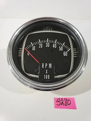   Vintage Marine Pre 70 Tach Tachometer 6000 Rpm • $84.85