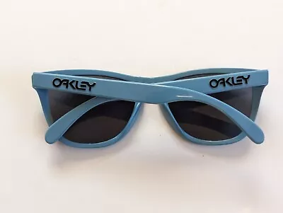 OAKLEY Frogskins Sky Blue Frames With Grey Lenses  • $60