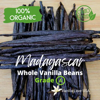MADAGASCAR Gourmet Vanilla Beans- Grade A (Why Pay More?) • $19.99