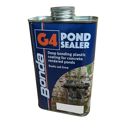 1kg G4 POND WATERPROOF SEALER PAINT CONCRETE BONDING SEALANT COATING PLASTIC • £32.95