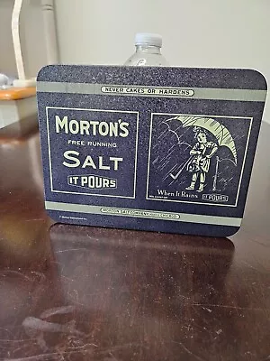 Morton Salt 6x9 Sign Excellent Condition • $10