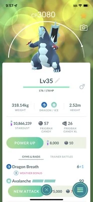 $6.50 • Buy Baxcalibur Lv 35 Pokemon Trade Go , Pvp / Raid Pokémon Go