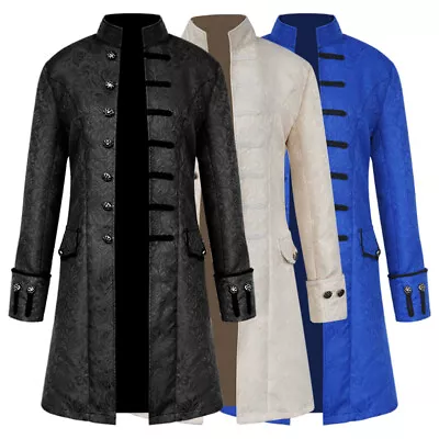New！Medieval Punk Jacket Long-Sleeved Vintage Men's Clothing Jacket • $53.20