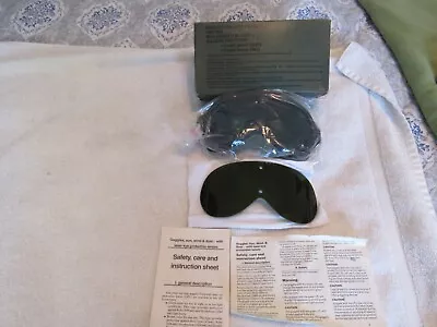 Vintage USGI Sun Wind & Dust Goggles With Ballistic & Laser Protection • $20