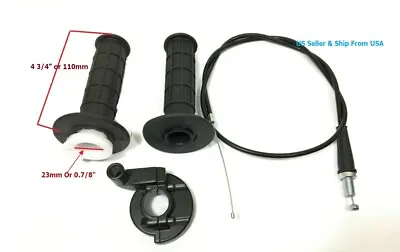 Twist Throttle Handle Grip Bar & Cable For Honda CR60 CR80 CR100 CR125 CR125M • $15.99