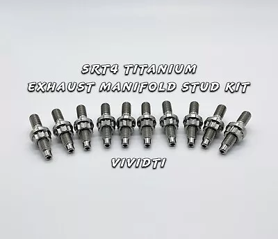 VividTi - Fits Dodge SRT4 TITANIUM - INTAKE OR EXHAUST MANIFOLD STUD KIT! • $90