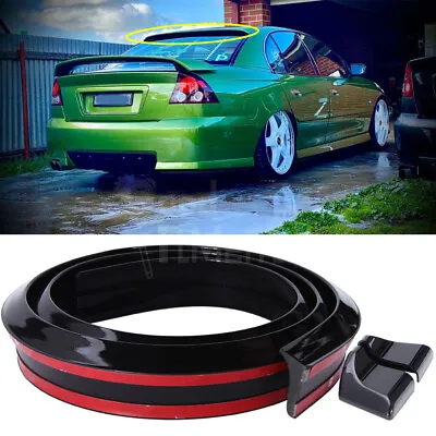 For Holden Commodore VE VZ Black PU Car Roof Tail Rear Window Spoiler 4.9ft/1.5M • $40.76