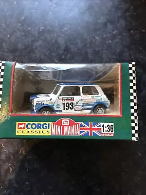 Corgi Classics Mania Mini Cooper 1994 Rac Rally Car Model 04424 1:36 • £10