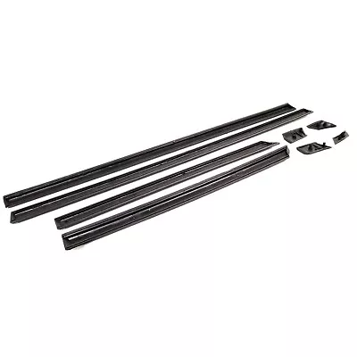 Black Car Side Body 4-Dr Moulding Strip Trims Fit For Golf MK3 Vento Jetta 93-98 • $103