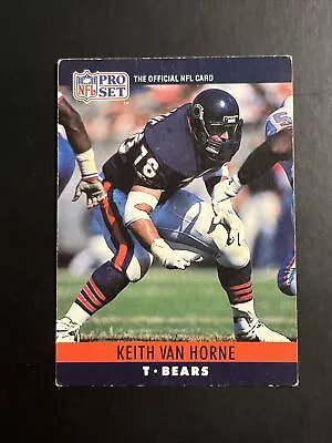 1990 Keith Van Horne NFL Pro Set #58 Chicago Bears C5 • $1