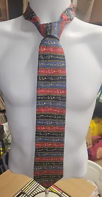 Josh Bach  Silk Tie Necktie Hieroglyphics • $24.99