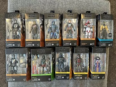 Star Wars Black Series Lot Mandalorian Ventress Fett Commando Trooper Clone Wars • $350