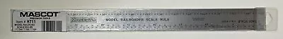 Mascot Tools Model Railroad Scale Ruler #H711 - HONSO Gauge Inch & Millimeter • $25