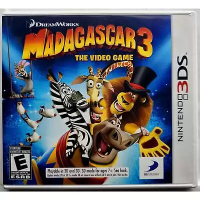 Madagascar 3 - Nintendo 3DS Pristine Authentic Game 180 Day Guarantee • $15.99