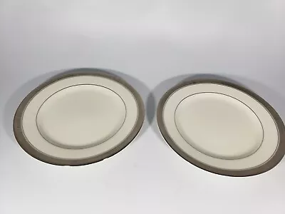 Pair Of Mikasa Palatial Platinum Salad Plates • $15