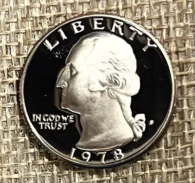 1978-S 25C Proof Washington Quarter Lustrous Cameo Coin • $1.84