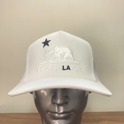 G/FORE California Bear Star LA/CA Tall Knit Trucker Golf Hat Los Angeles PGA • $35