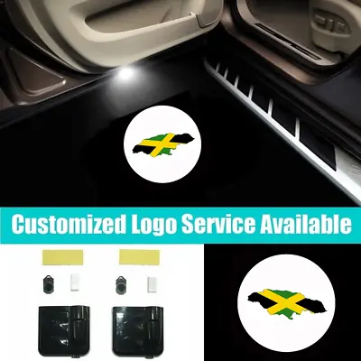 $17.99 • Buy 2Pcs LED Jamaica Flag Logo Car Door Welcome Laser Projector Ghost Shadow Lights