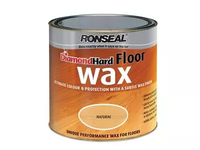 Ronseal Diamond Hard Floor Wax Natural Oak 2.5 Litre • £59.25