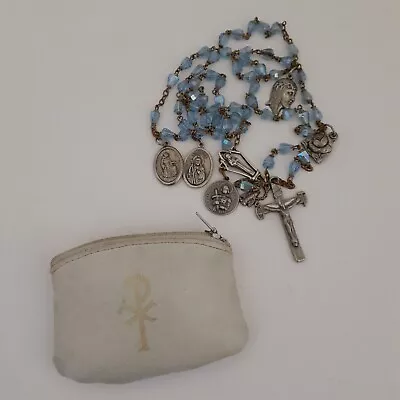 Vintage Rosary With Pouch • $25