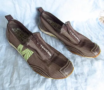 Merrell “Barrado” Zip-up Women’s Athletic Shoes (Dark Brown) – US Size 8 • $18.95