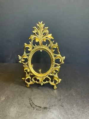 $58 • Buy Virginia Metalcrafters Brass Rococo Style Picture Frame
