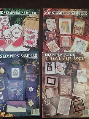 STAMPINGTON Stampers Sampler Magazine - Lot Of 4 1998 • £12.05