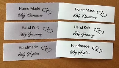 Satin And Nylon Name Labels - 9cm X 2cm  • £1.25