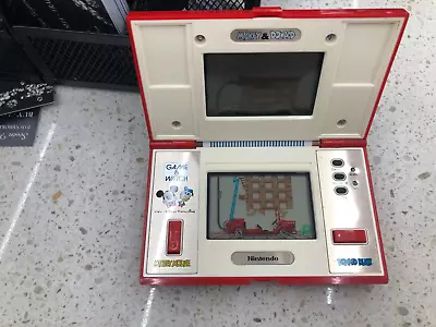 Vintage Nintendo Mickey And Donald  Game & Watch  Console. • $139
