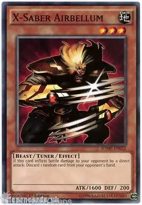 SDMP-EN022 X-Saber Airbellum 1st Edition Mint YuGiOh Card • $1.23