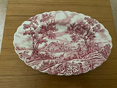 The Hunter By Myott Pink Little Dish (Rare To Find) • £9.99