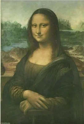 1960 Art Print  Mona Lisa   By Leonardo Da Vinci Italian  • $14.95