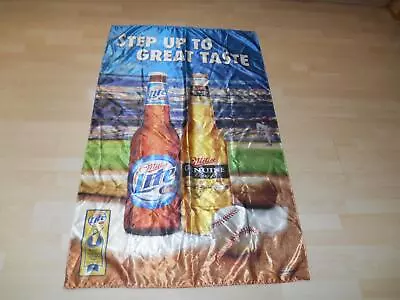 2007 Miller Lite Draft Beer Advertising Store Banner Flag Display World Beer Cup • $49.99