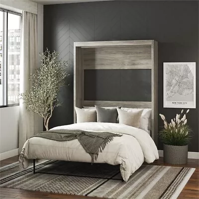 Signature Sleep Full Wall Bed In Gray Oak • $1175
