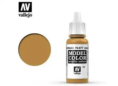 Vallejo 17ml 877 126 Model Color - Gold Brown 877 • £2.48