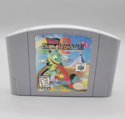 Chameleon Twist 2 Nintendo 64 N64 - Cartridge Tested & Working - Authentic • $67.99