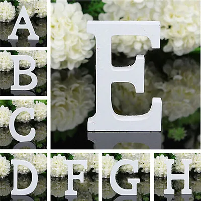 $9.74 • Buy Vintage Wooden Block Freestanding Personalised A-Z Alphabet Letter Word Decor US