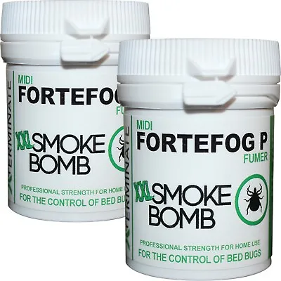 Xterminate XXL Smoke Fogger Fumer Bed Bugs Insect Killer Kill Fleas & More • £18.95