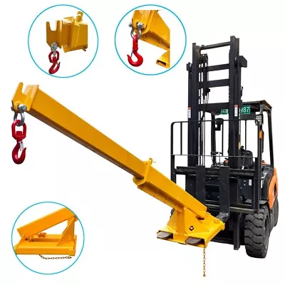 Forklift Jib Boom Crane Industrial Forklift Telescoping Jib Boom 6600lbs Capacit • $1524.90