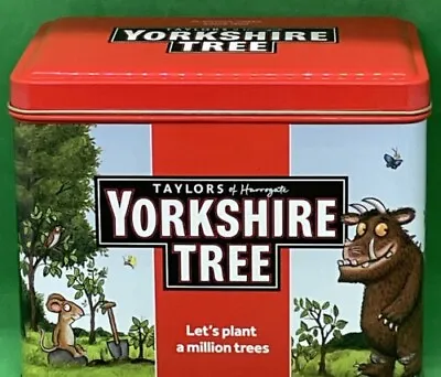 Taylors Of Harrogate Yorkshire Tree Gruffalo Tea Tin Yorkshire Tea Caddy (Empty) • £31