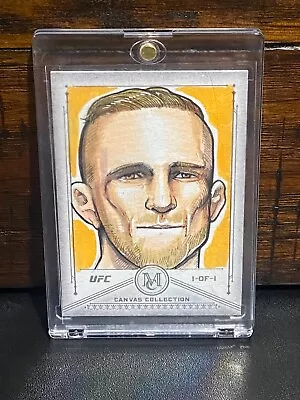 2019 UFC Topps Museum Canvas Collection TJ Dillashaw 1/1 Sketch Card • $135