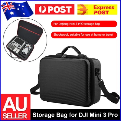 $38.19 • Buy For DJI Mini 3 Pro Storage Bag Carrying Case Portable Drone Handbag (PU) AU
