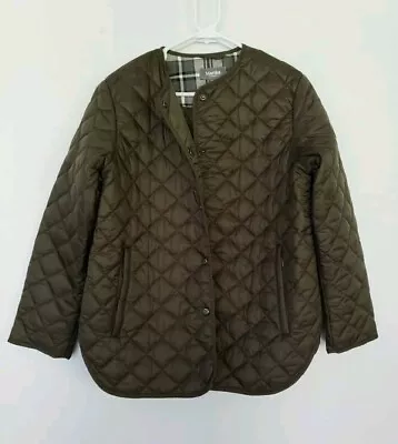 MARTHA STEWART Women's Barn Jacket - Lightweight Quilted Jacket Sz S Oliver  • $28.99