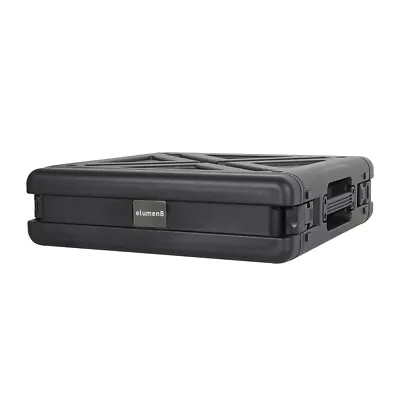 ELumen8 Rock Box 2U Rack Case Flightcase Studio Equipment Carry Case • £161.50