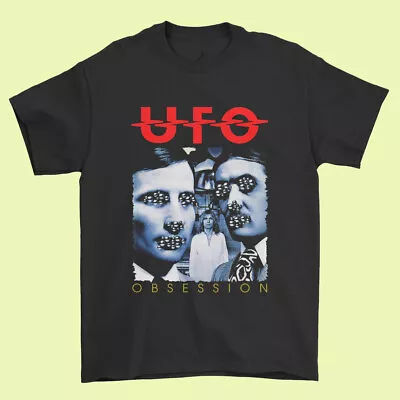 UFO Rock Band Obsession Black T-Shirt J34022 • $8.99